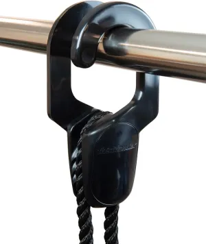 – 40 Black - The Original Single Handed Fender Hanger - Made from UV Resistant Plastic - Sold in Pairs