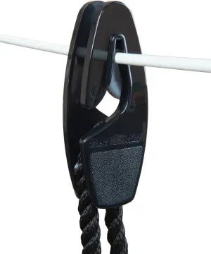 – Sail Black- The Original Single Handed Fender Hanger - Made from UV Resistant Plastic - Sold in Pairs