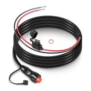 010-11425-01 Threaded Power Cable – GLS 10 Power Cable for Garmin LiveScope System, GSD Sonar Modules, and GPSMAP MFDs, with Locking O-Ring Included