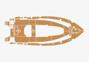 2018-2023 Sea Hunt 27 Game Fish CB 6mm 1/4”eva sea Deck Boat Flooring Boat Flooring Faux Teak Deck Surfing Boat Fishing Boat Motorboat Carpet