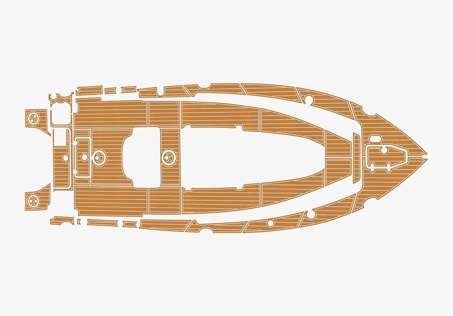 2018-2023 Sea Hunt 27 Game Fish CB 6mm 1/4”eva sea Deck Boat Flooring Boat Flooring Faux Teak Deck Surfing Boat Fishing Boat Motorboat Carpet