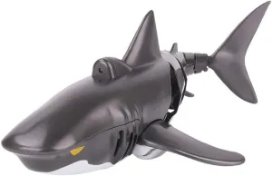 2.4G Remote Control Boat Shark 360° Rotating Stunt RC Shark LED Lights Flexible Joints Double-Propeller RC Boat Used for Swimming Pool Lake Toys Gifts for Boys and Girls