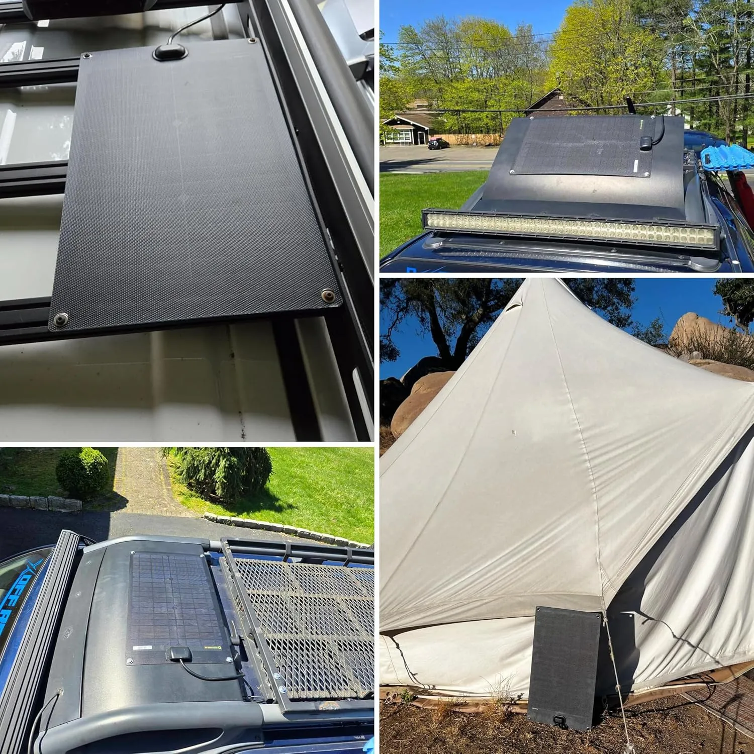 30W 12V ETFE Black Flexible Solar Panel, 23.5x13.8in, ETFE Black Thin, Slim Semi-Flexible PERC Mono High Efficiency Solar Cells 12 Volt for Battery Charge Marine RV Campers Boats Tent
