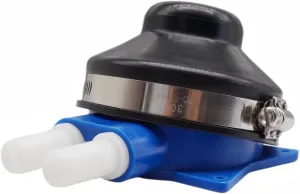 35FP01 Foot Operated Water Pump for Marine Boat Bilge Yacht RV Galley Toilet Wash Basin Sink Connects to 1/2 Inch Flexible Hose 2.2 GPM