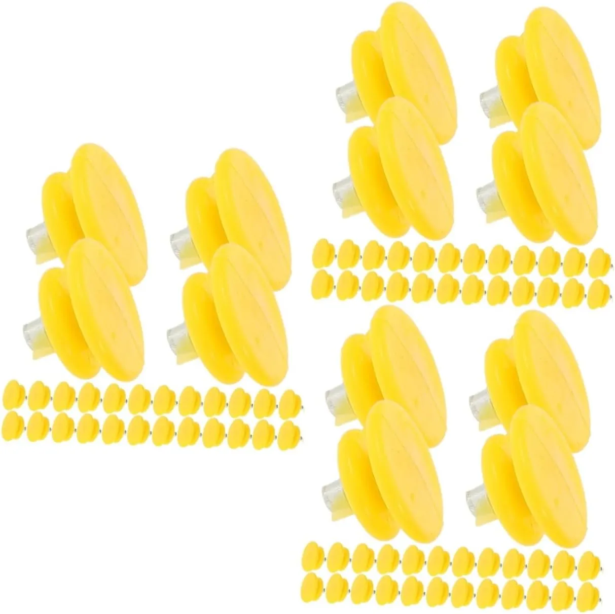3sets Ice Gripper Shoes Shoe Studded for Winter for Ice Climbing Anti-Slip Spikes 100pcs*3