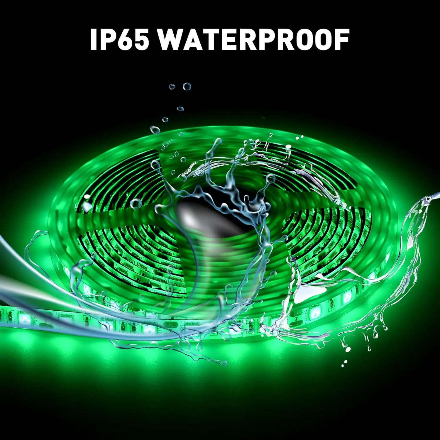 40FT Boat LED Strip Lights 12V Waterproof, Marine LED Strip Lights for Pontoon, Ideal as Under Gunnel Lights, Deck Light, Boat Interior Light for Kayak, Jon Boat and Fishing Boats (Green)