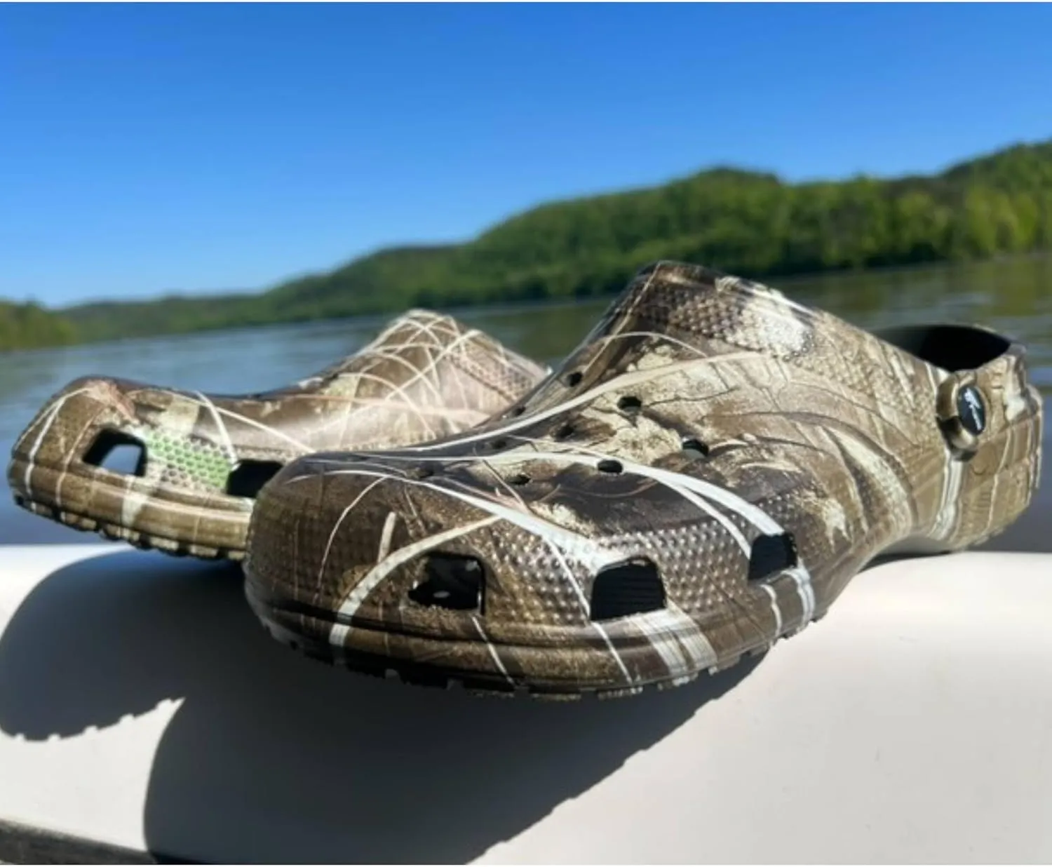 8 Fans Camo Clogs for Men,Outdoor Garden Slip On Sandals Summer Water Beach Shoes Lightweight Breathable Non Slip Casual Slippers