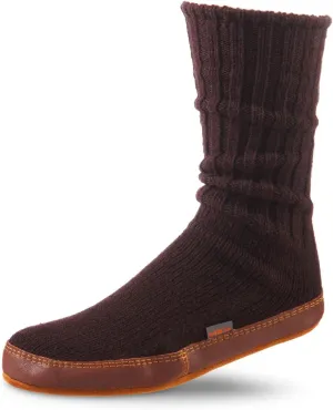 Acorn Mens and Womens Original Slipper Socks - Cloud Cushion, Ragg Wool, Moisture-Wicking, Suede Sole