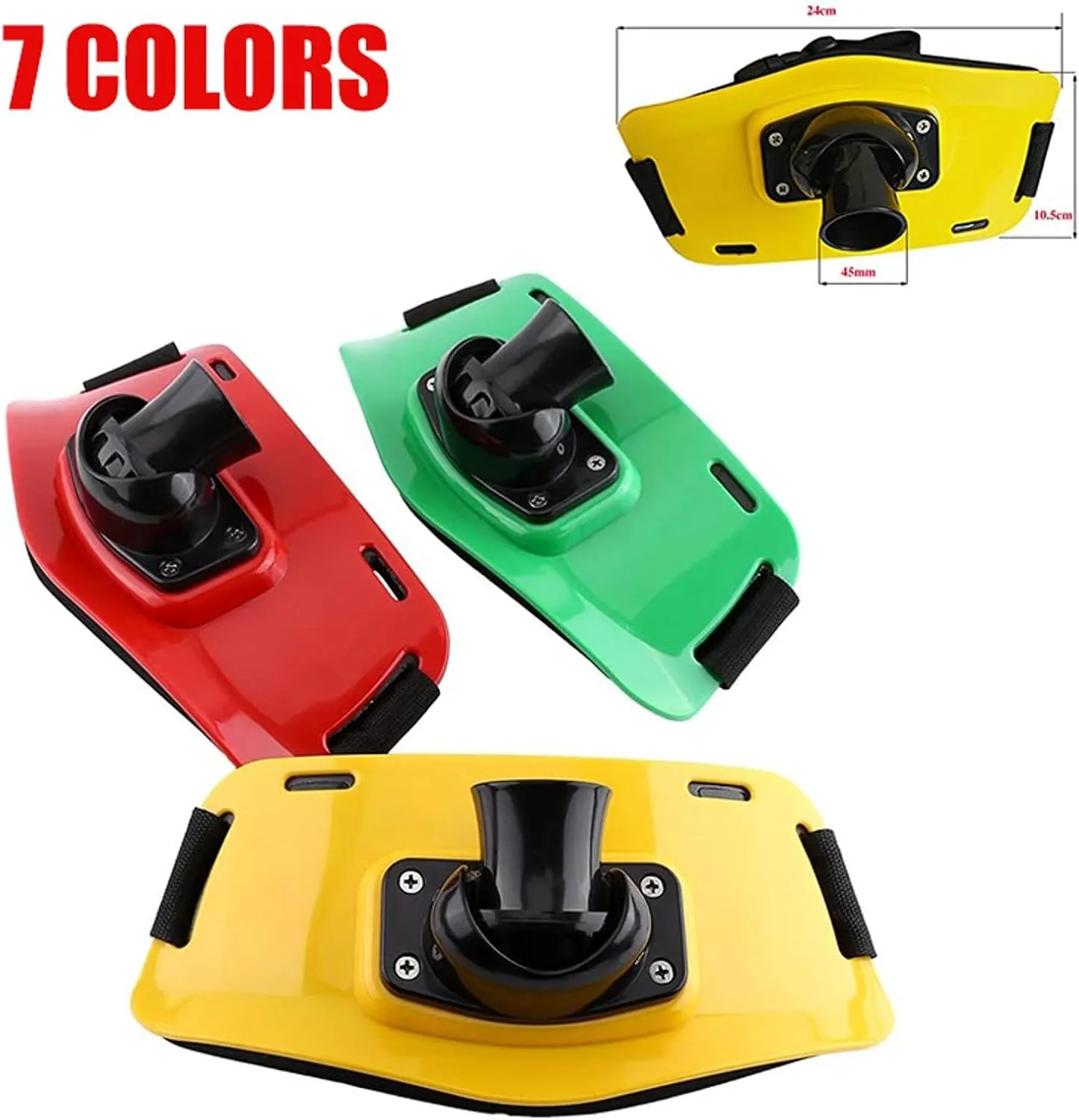 Adjustable Fishing Fighting Waist Belt, Waist Gimbal Belt Padded, 10.6 x 5.3 x 2.9 Inch Inner Dia Offshore Tackle Boat Fishing Rod Holder