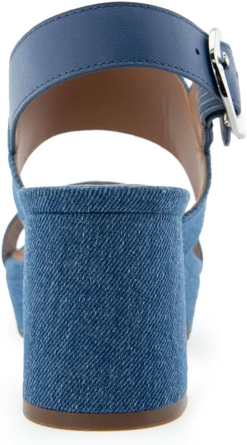 Aerosoles Women's Camera Platform Heeled Sandal