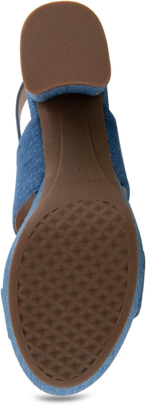 Aerosoles Women's Camera Platform Heeled Sandal