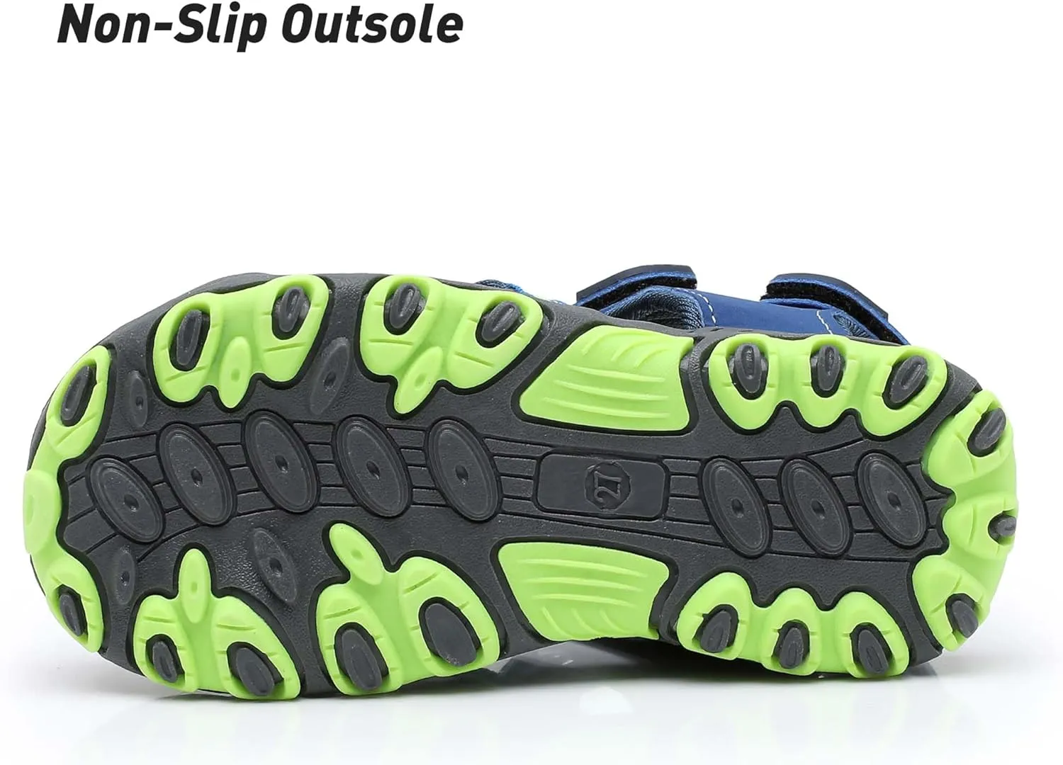 Ahannie Boys Girls Outdoor Sport Sandals,Kids Closed Toe Beach Sandals, Toddler Summer Shoes