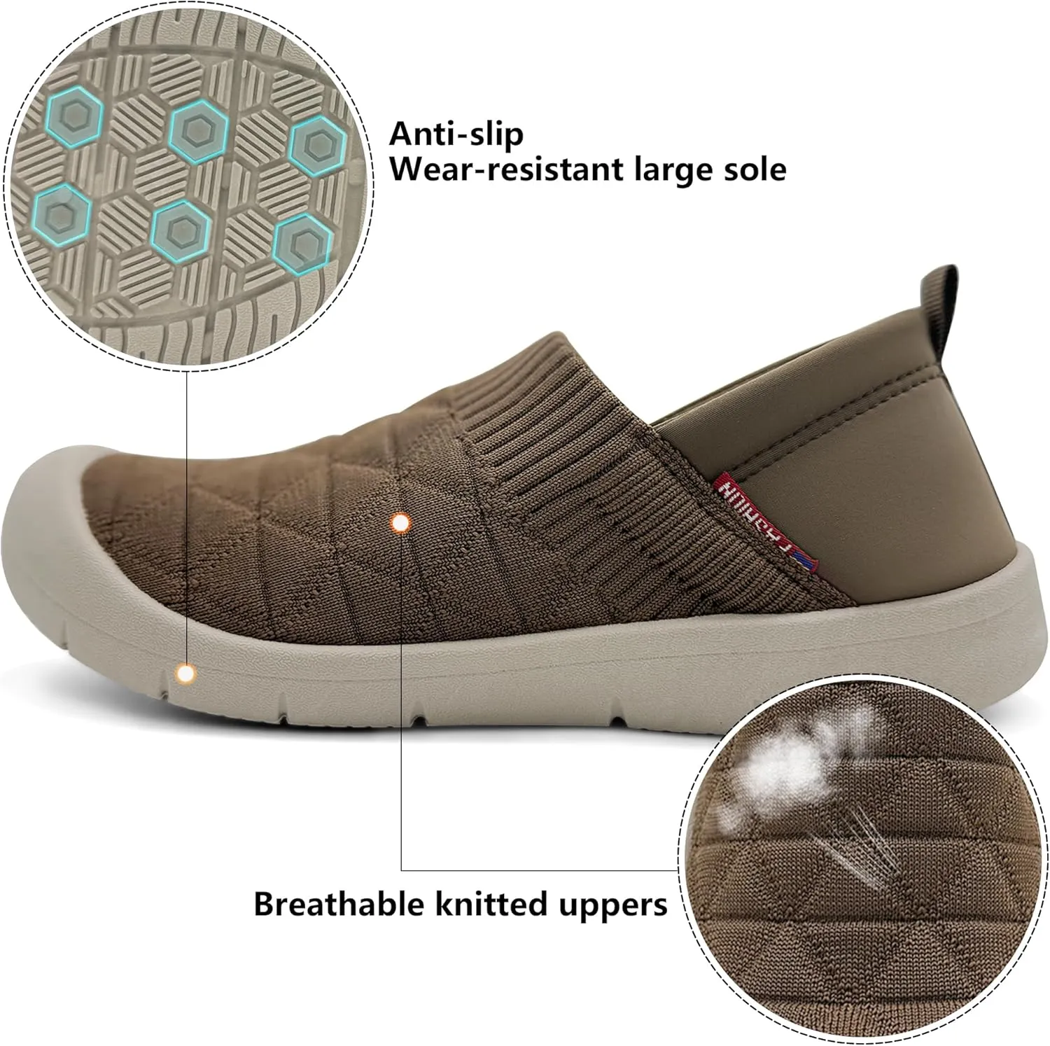 AIDNFDFA Womens Shoes Casual Slip Ons Fashion Sneakers Comfortable Flats Breathable Tennis Walking Footwear