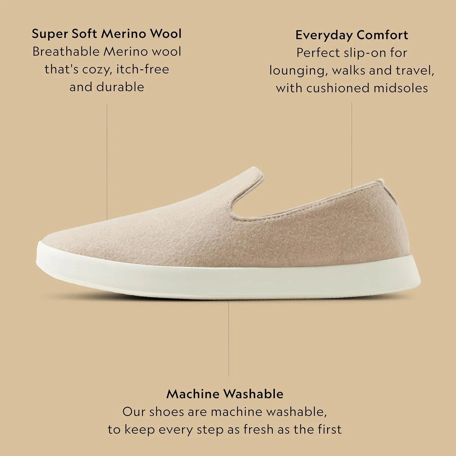 Allbirds Women's Wool Loungers Everyday Slip-On Sneakers