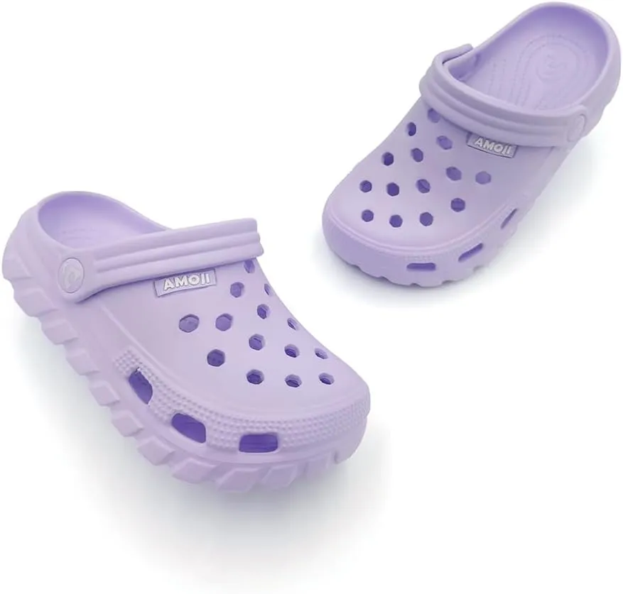 Amoji Kid Garden Clogs Slip On Shoes