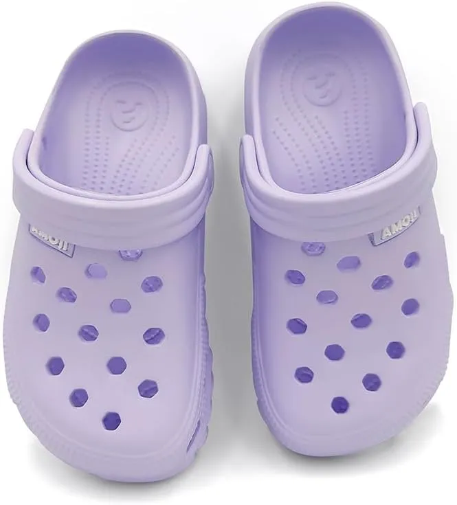 Amoji Kid Garden Clogs Slip On Shoes