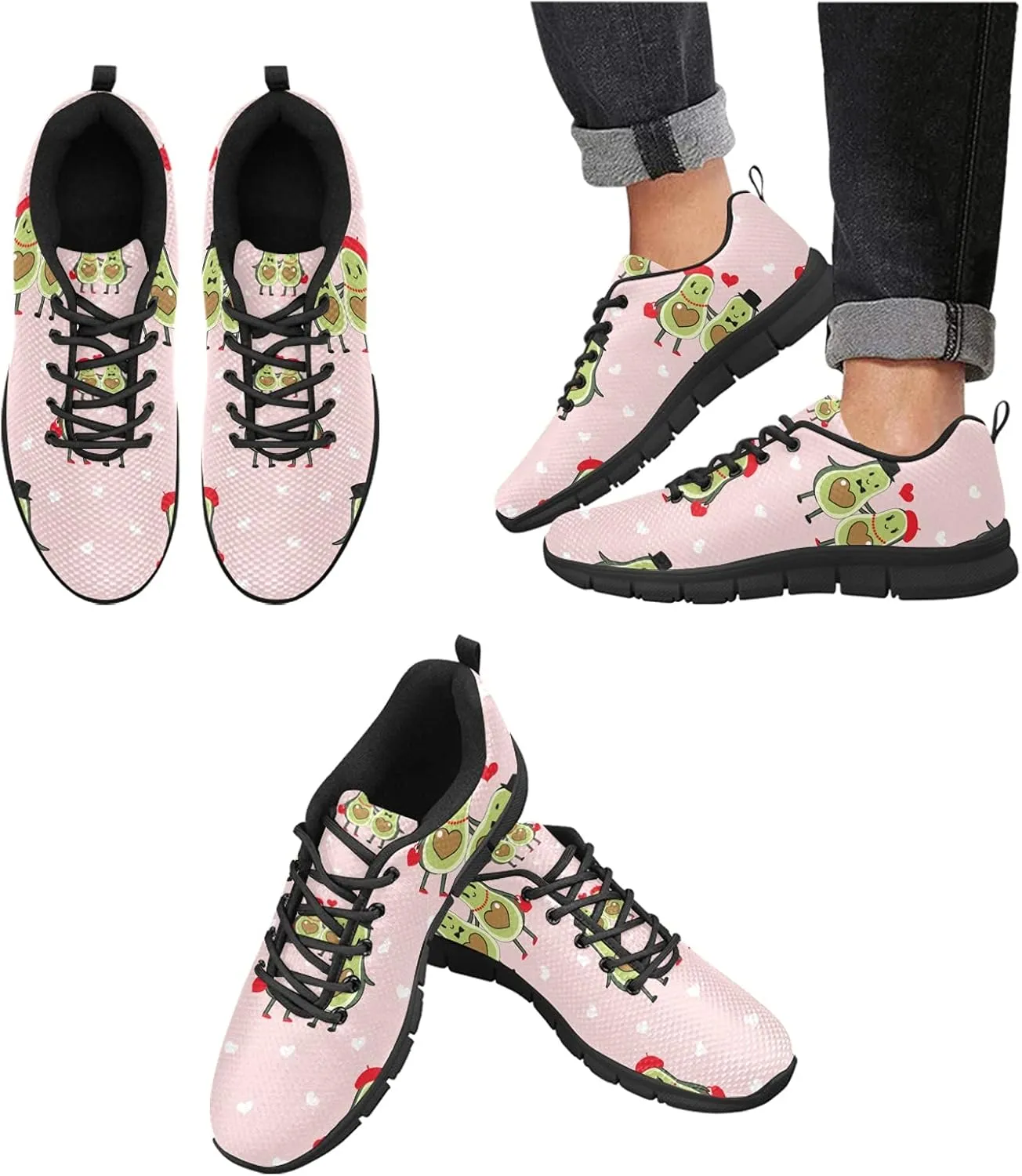 ANANGTEE Awsome Motorcycle Womens Sneakers Fashion Casual Comfortable Lightweight Breathable Arch Support Slip On Non-Slip Tennis Shoes Walking Shoes US13