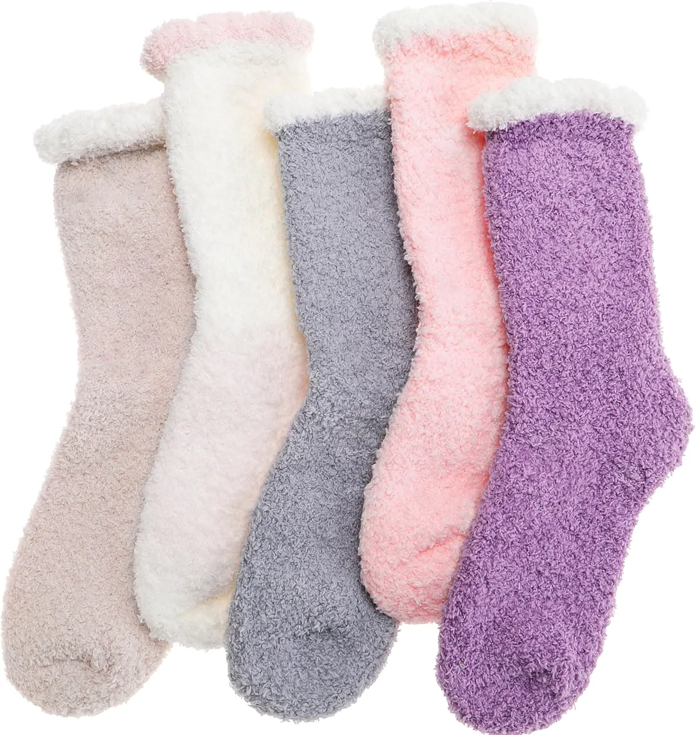 ANTSANG Women's Fuzzy Slipper Socks - Winter Fluffy Comfy Cozy Cabin Warm Home Socks