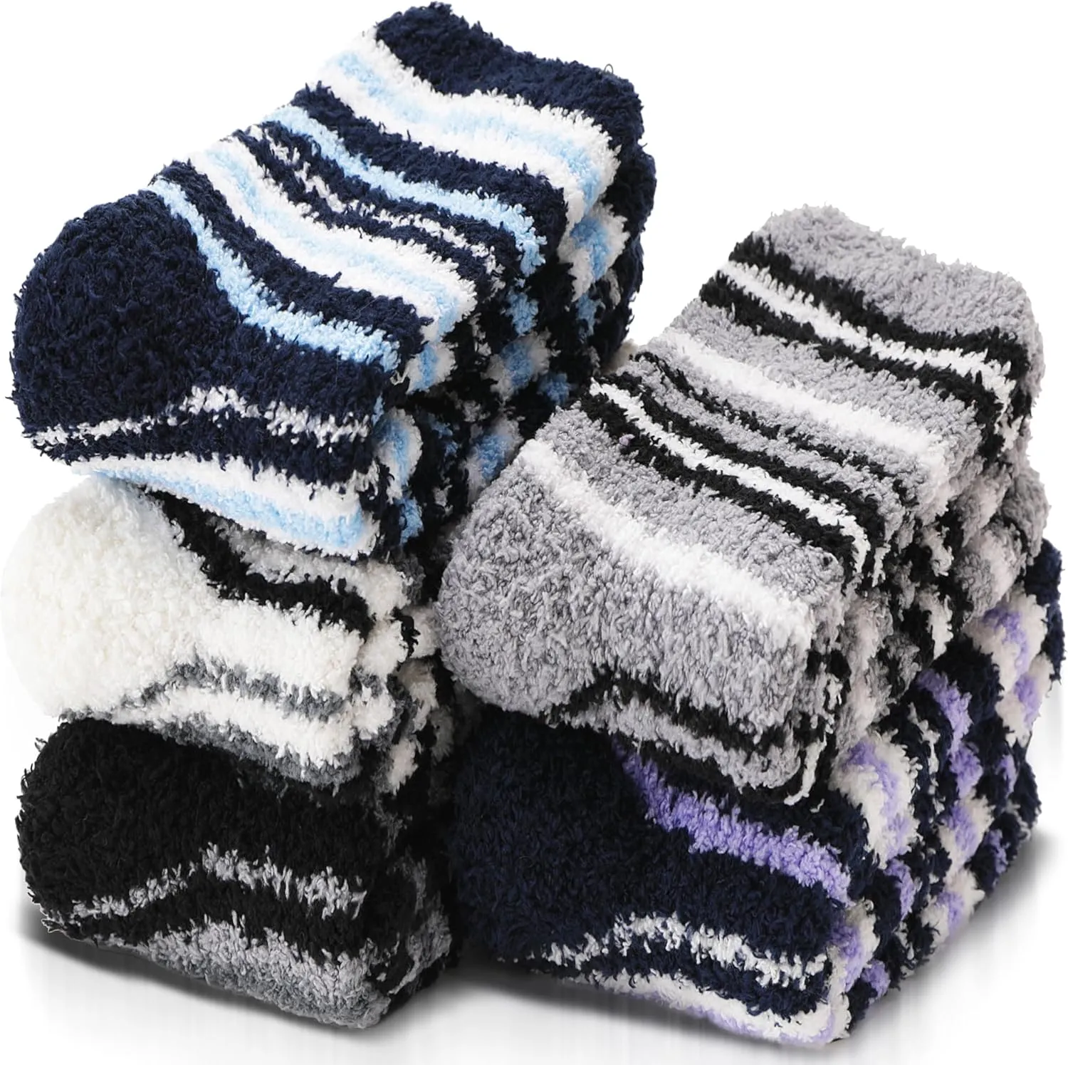 ANTSANG Womens Fuzzy Socks Slipper Winter Fluffy Cozy Cabin Warm Soft Fleece Comfy Home Socks