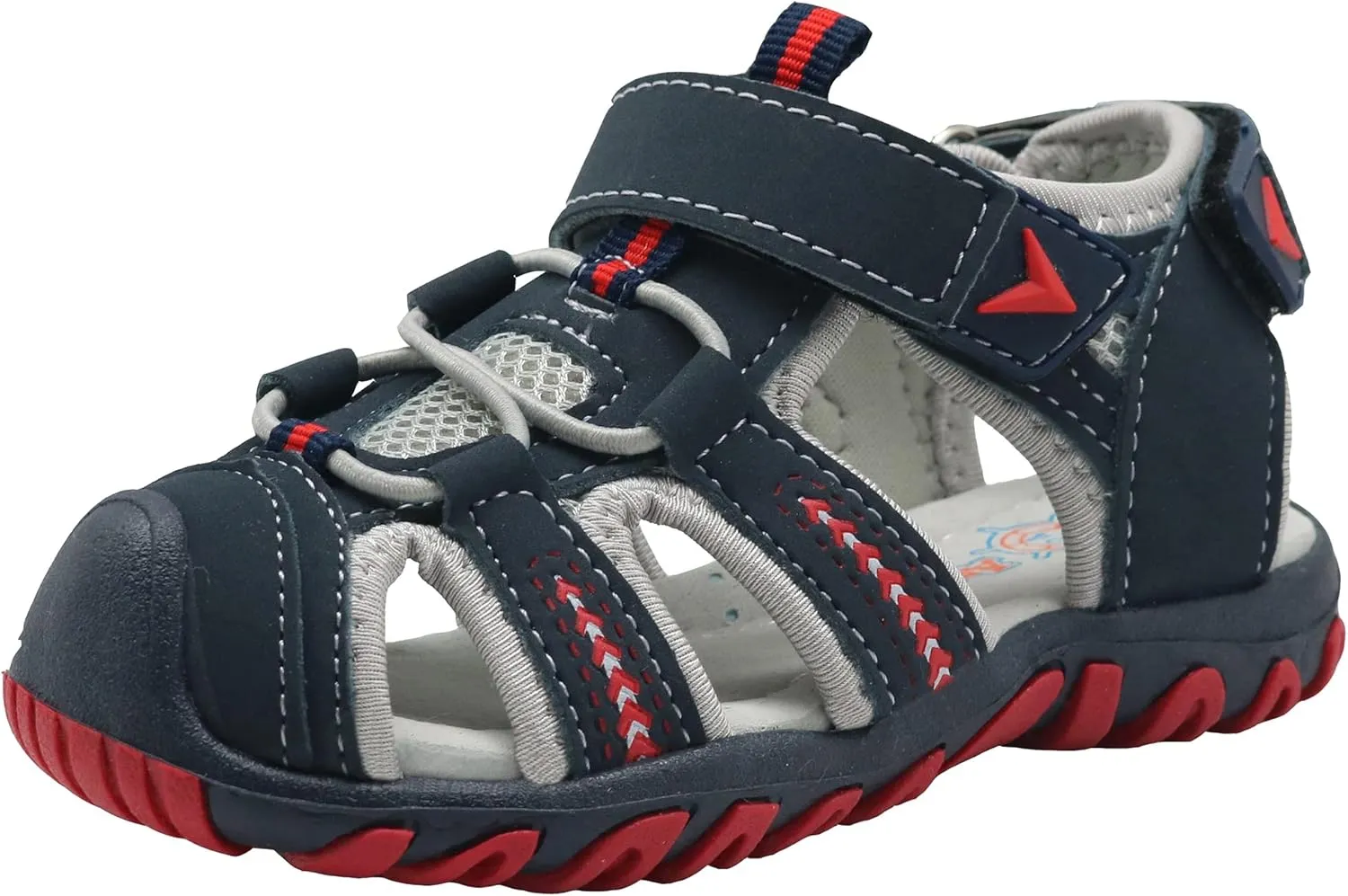 Apakowa Kid's Boy's Girl's Soft Sole Close Toe Sport Beach Sandals (Toddler/Little Kid)