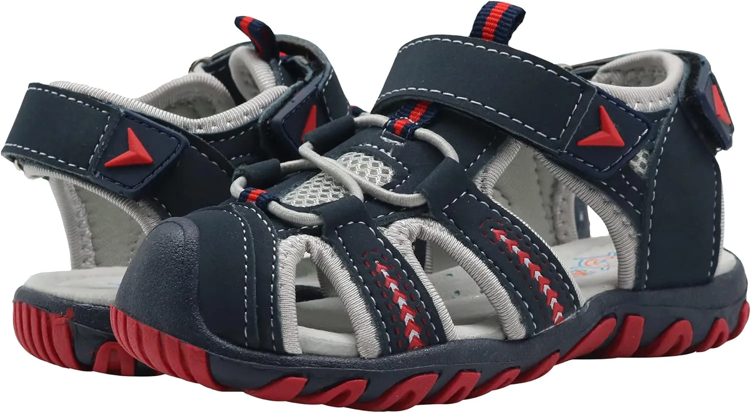 Apakowa Kid's Boy's Girl's Soft Sole Close Toe Sport Beach Sandals (Toddler/Little Kid)