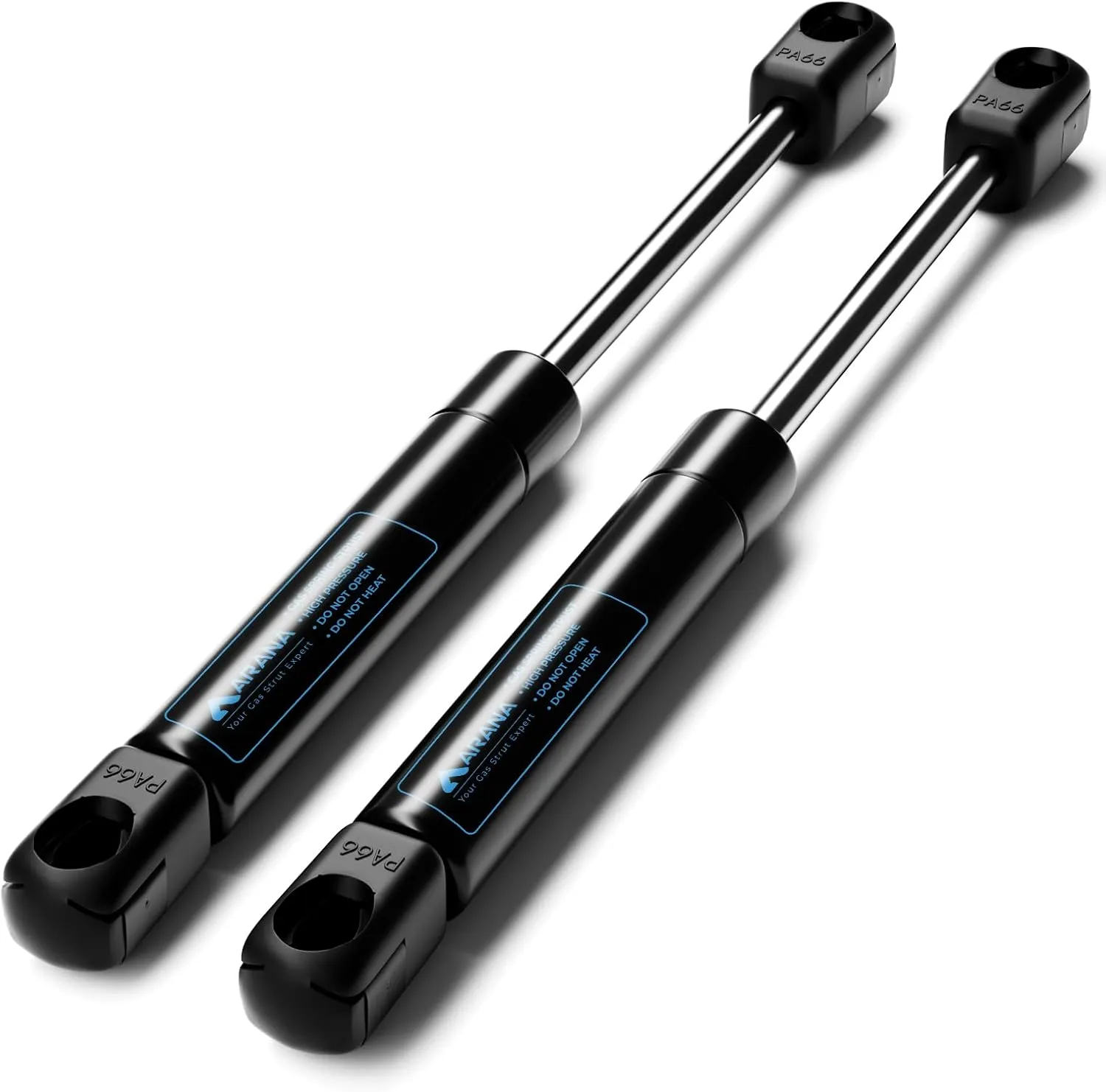 ARANA 10 inch 20LB/89N Gas Strut Shocks Lift Supports for Ranger Boat Hatch Boat Rod Locker Cooler Snap Box RV Cabinet Door Camlocker Toolbox Lid, 2pcs (Suitable Support Weight 16-22LB)