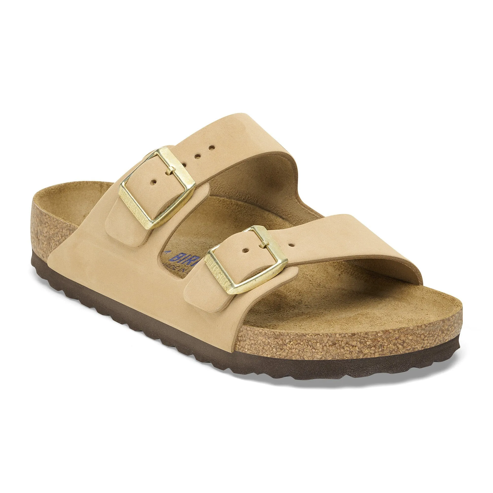 ARIZONA SOFT FOOTBED NUBUCK LEATHER - SANDCASTLE