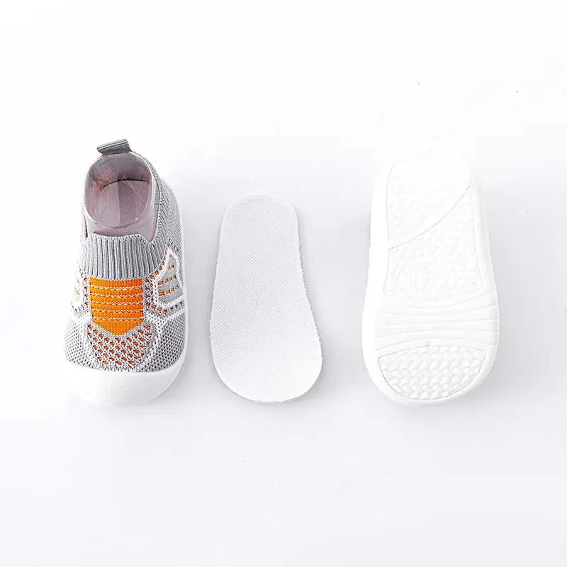 Baby Breathable 2-Tone Mesh Slip-Ons