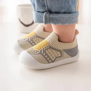 Baby Breathable 2-Tone Mesh Slip-Ons