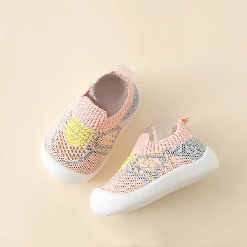 Baby Breathable 2-Tone Mesh Slip-Ons