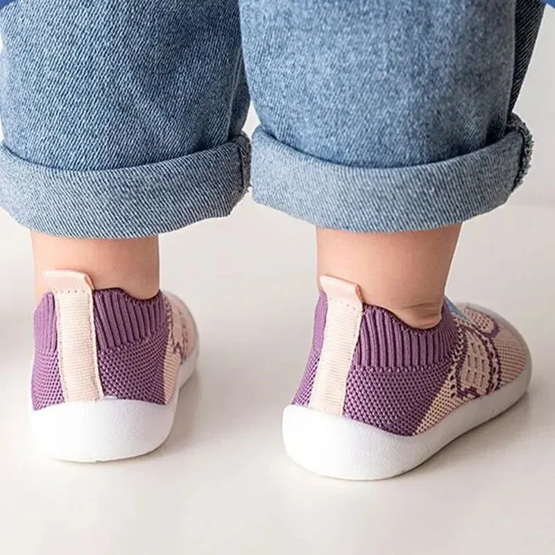 Baby Breathable 2-Tone Mesh Slip-Ons
