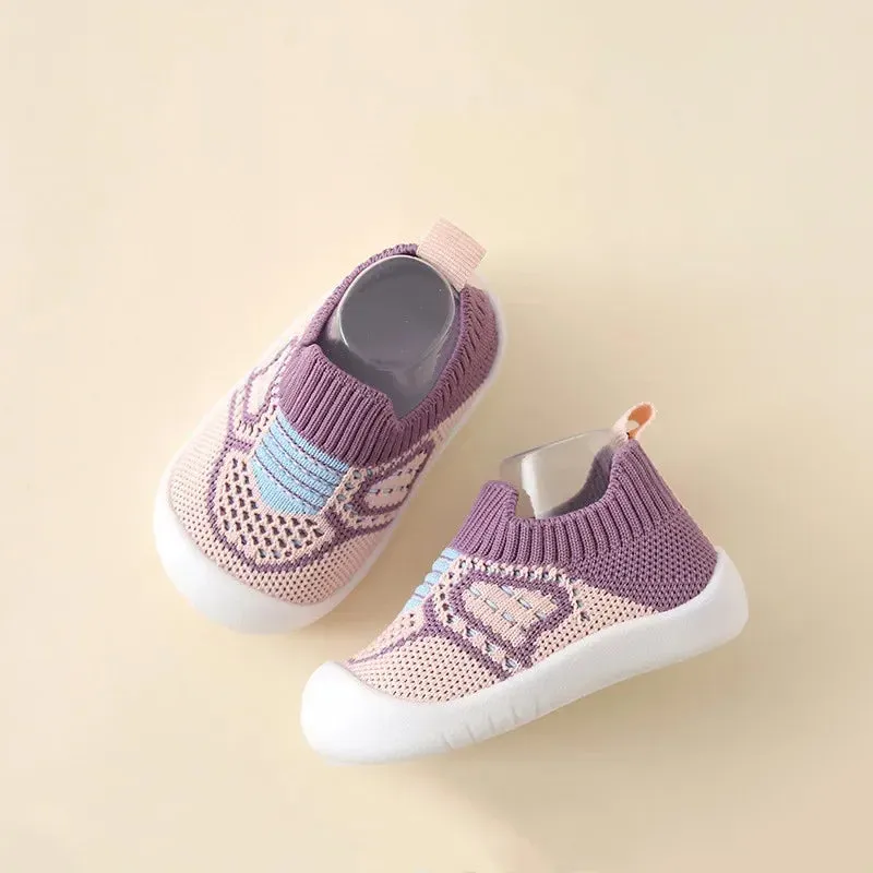Baby Breathable 2-Tone Mesh Slip-Ons