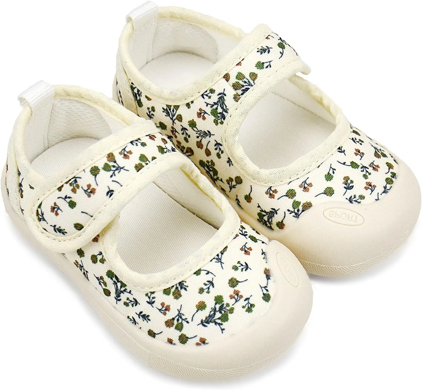 Baby Girl Canvas Sneakers Toddler Girl Mary Jane Flats Non-Slip Casual School Uniform Loafers Dress Shoe