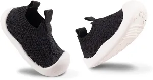Baby Walking Shoes Toddler Girl Boy Soft Sole Breathable Cotton Canvas Shoes Infant Lightweight Non-Slip Safer Slip-on First Walkers Shoes Casual Tennis Wide Sneakers Rubber Soles Running Outdoor