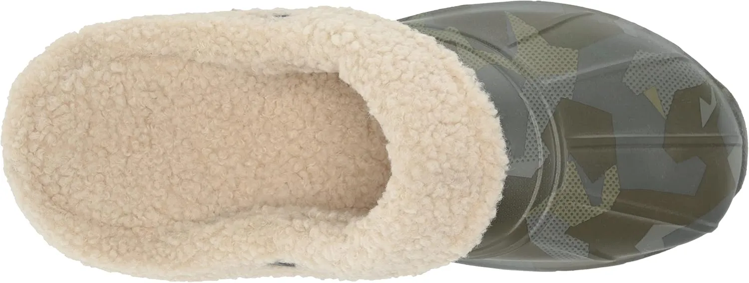 BASS OUTDOOR Men's Field Slide Sherpa Lined Slipper