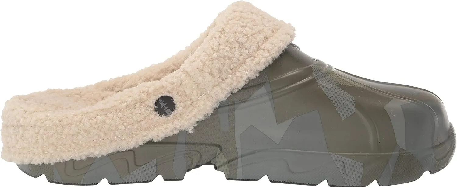 BASS OUTDOOR Men's Field Slide Sherpa Lined Slipper