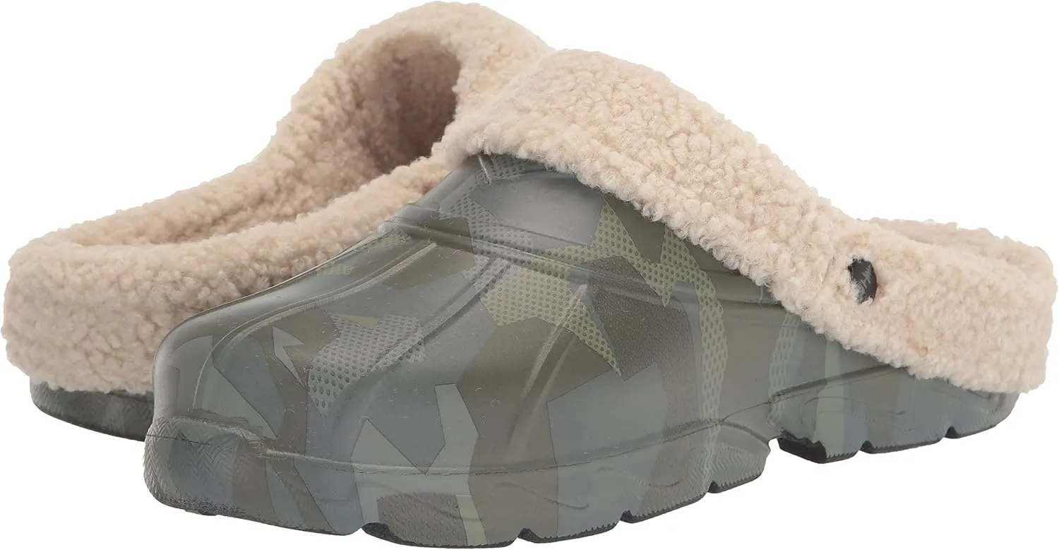 BASS OUTDOOR Men's Field Slide Sherpa Lined Slipper