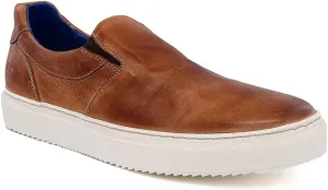 Bed|Stu Men’s Harry Leather Timeless Silhouetted Sneaker (Tan Rustic, 13)