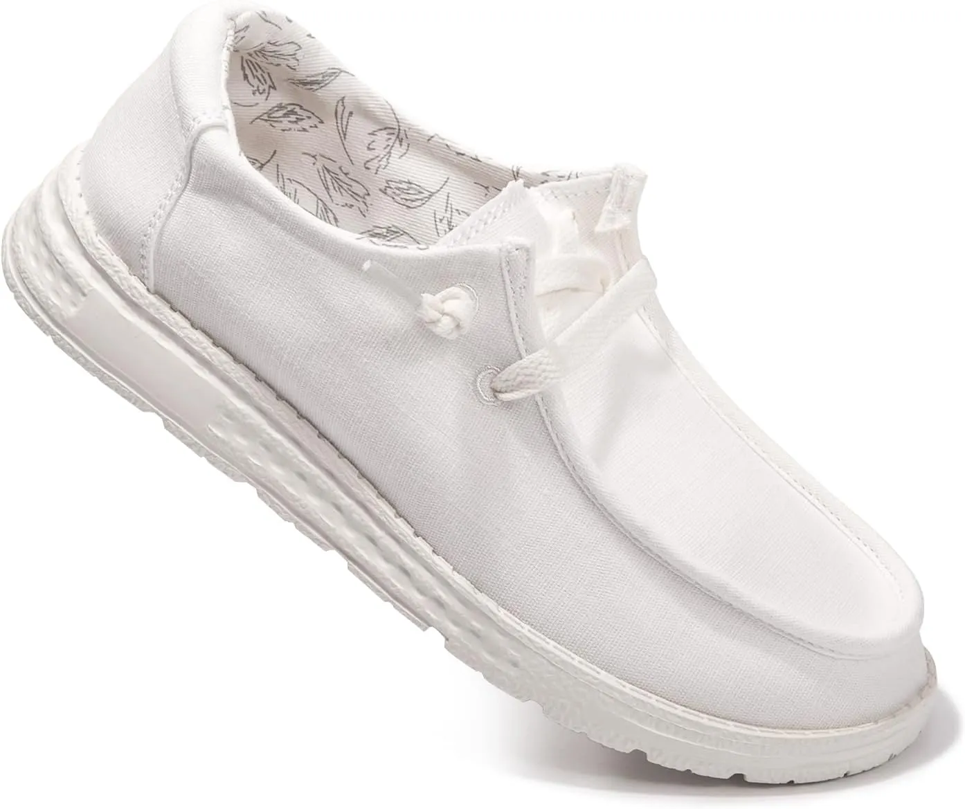 BENEKER Women's Loafers Slip On Low Top Sneakers Casual Boat Shoes Comfortable Walking Flats Breathable Canvas Shoes