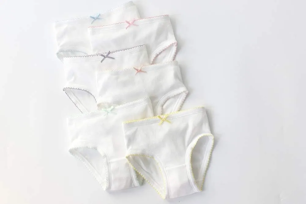 benetia Girls' Underwear Soft Cotton 6-8 Pack