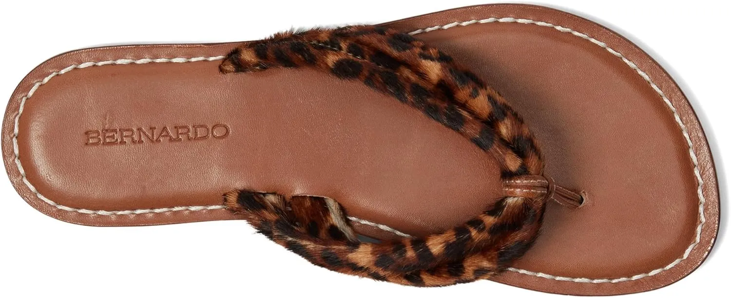 Bernardo Women's Miami Haircalf Flat Sandal
