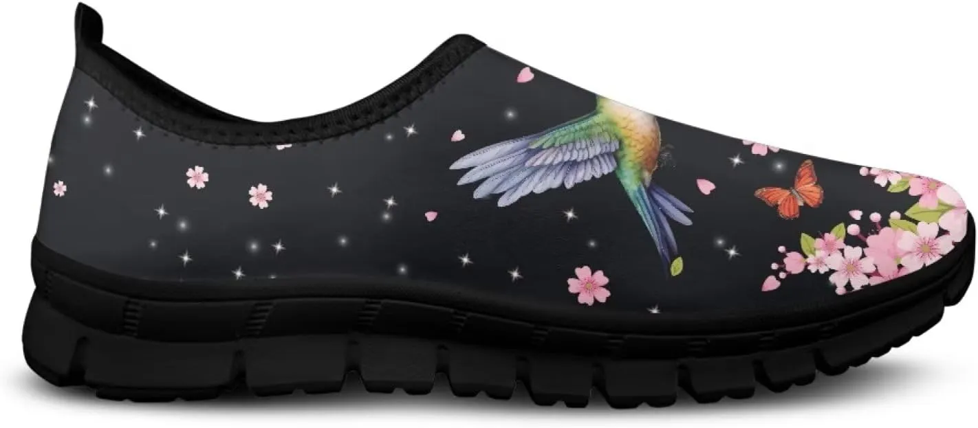 Binienty Women's Causal Walking Shoes Non Slip Loafers Flats Breathable Mesh Slip on Sneakers Athletic Shoe
