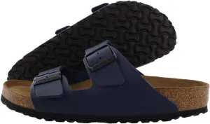 Birkenstock Arizona Navy Birko-Flor Soft Footbed Sandal 44 R (US Women's 13-13.5)