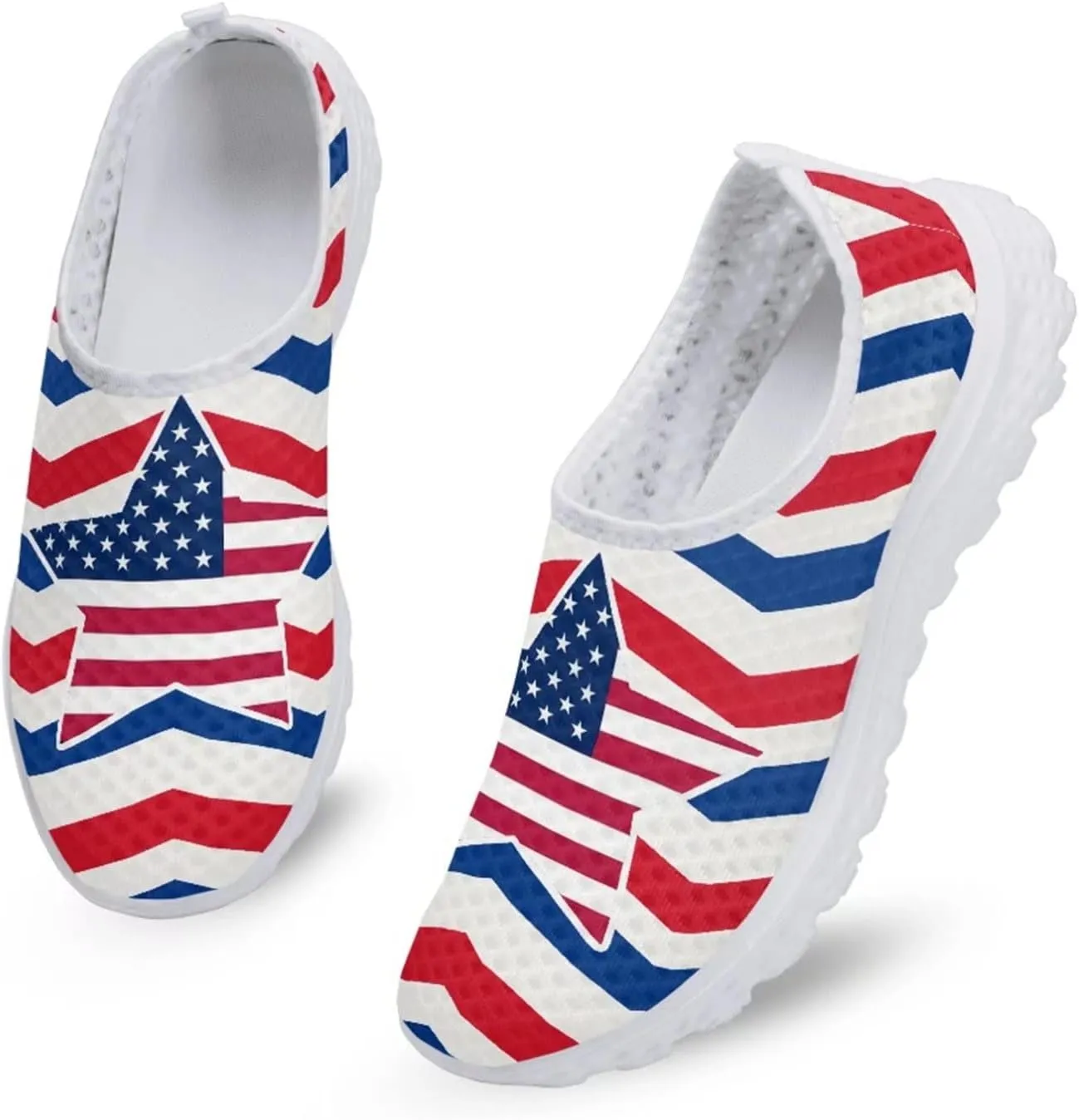 Biyejit Breathable Women Water Shoes Lightweight Outdoor Sport Slip On Sneakers
