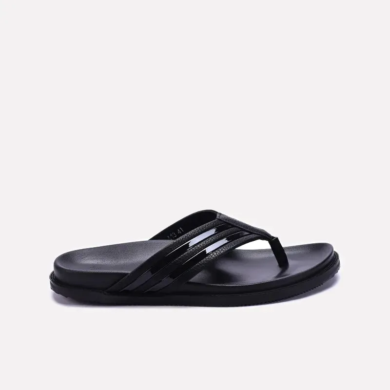 Black Comfy Flip Flops 0151076