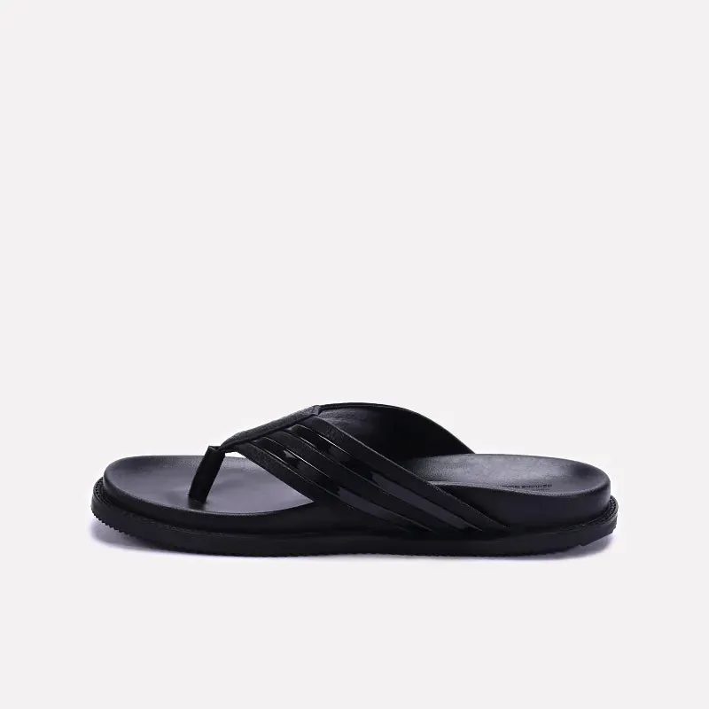 Black Comfy Flip Flops 0151076