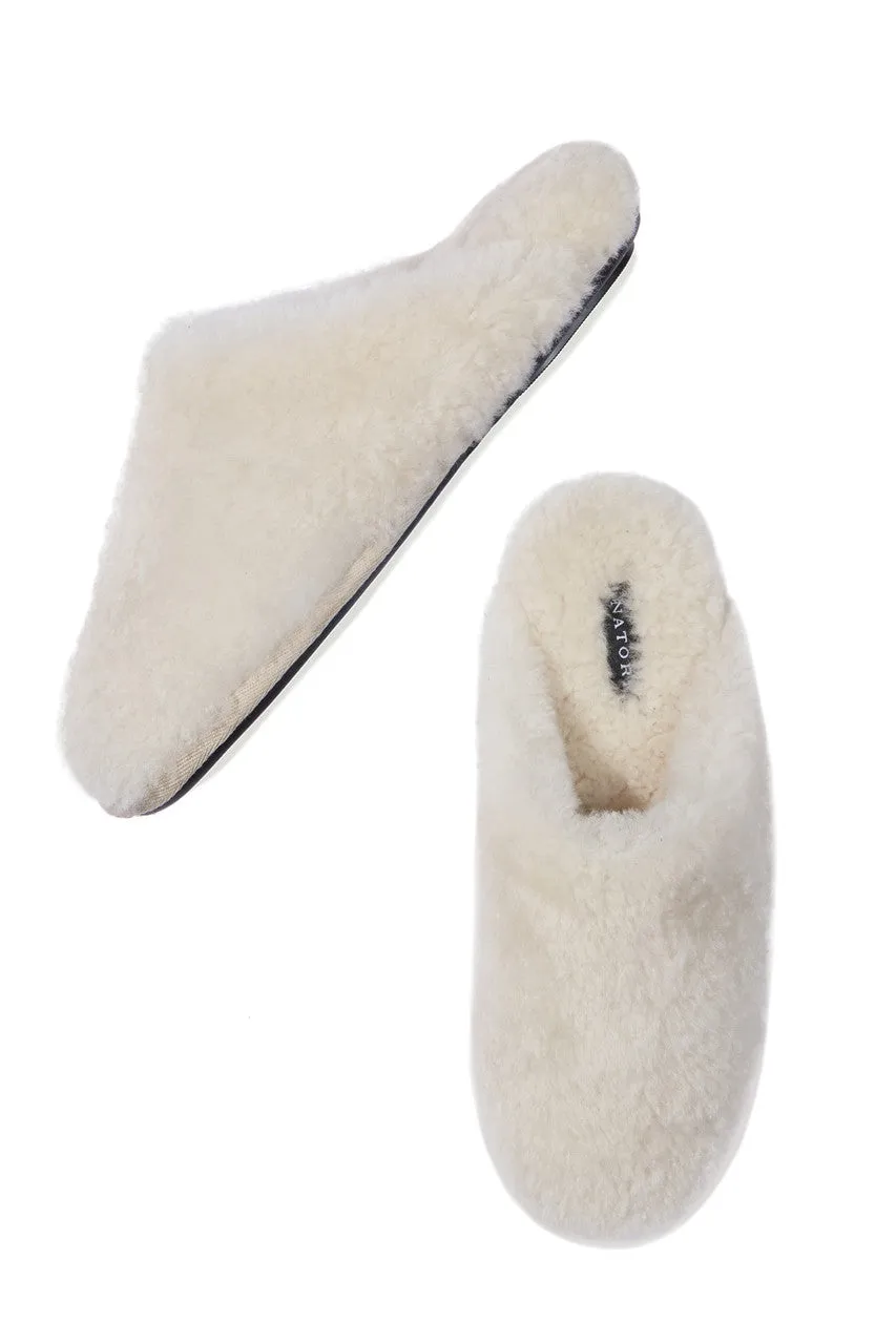 Bliss Genuine Shearling Slide