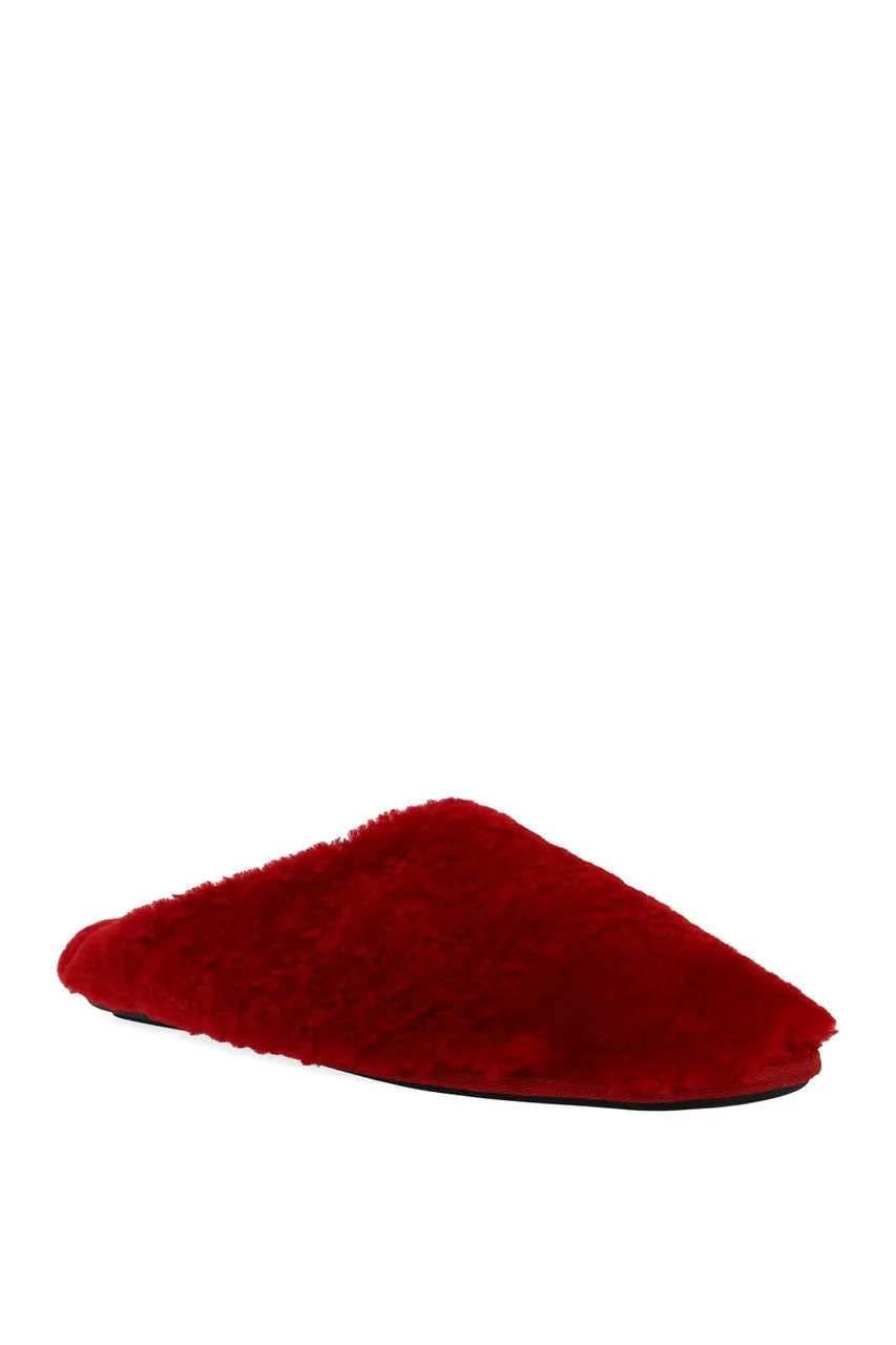 Bliss Genuine Shearling Slide