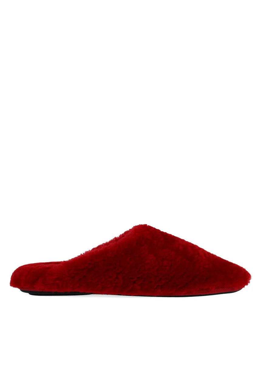 Bliss Genuine Shearling Slide