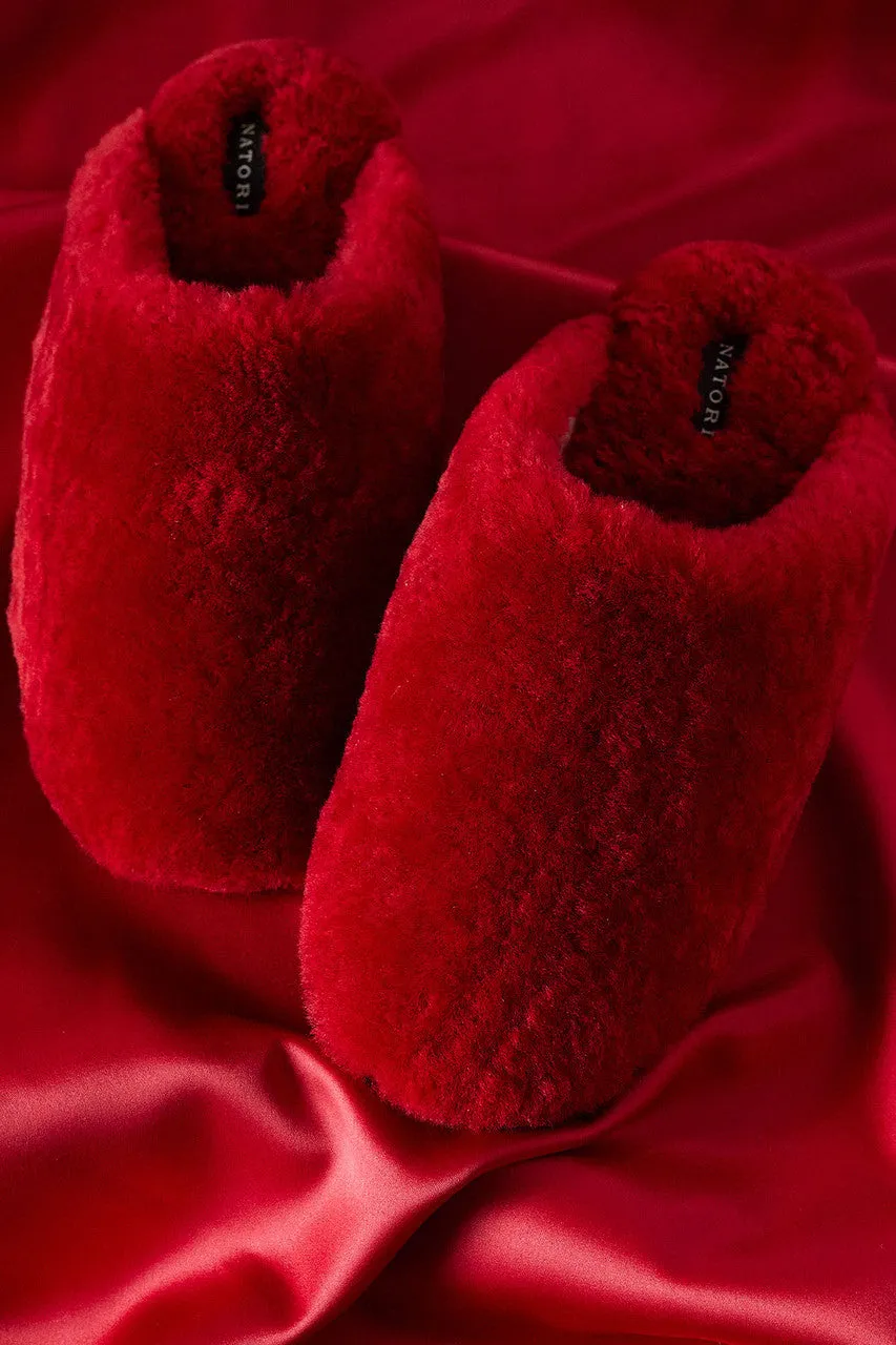 Bliss Genuine Shearling Slide
